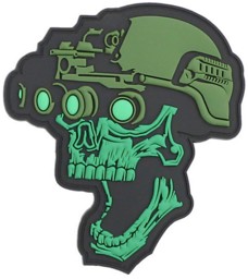 Bild von Night Vision Skull PVC Patch Abzeichen
